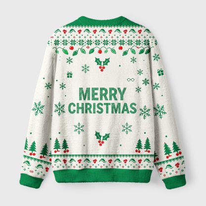 Tokyo-Tiger Weird Frog Funny Meme Fuzzy Christmas Ugly Sweatshirt
