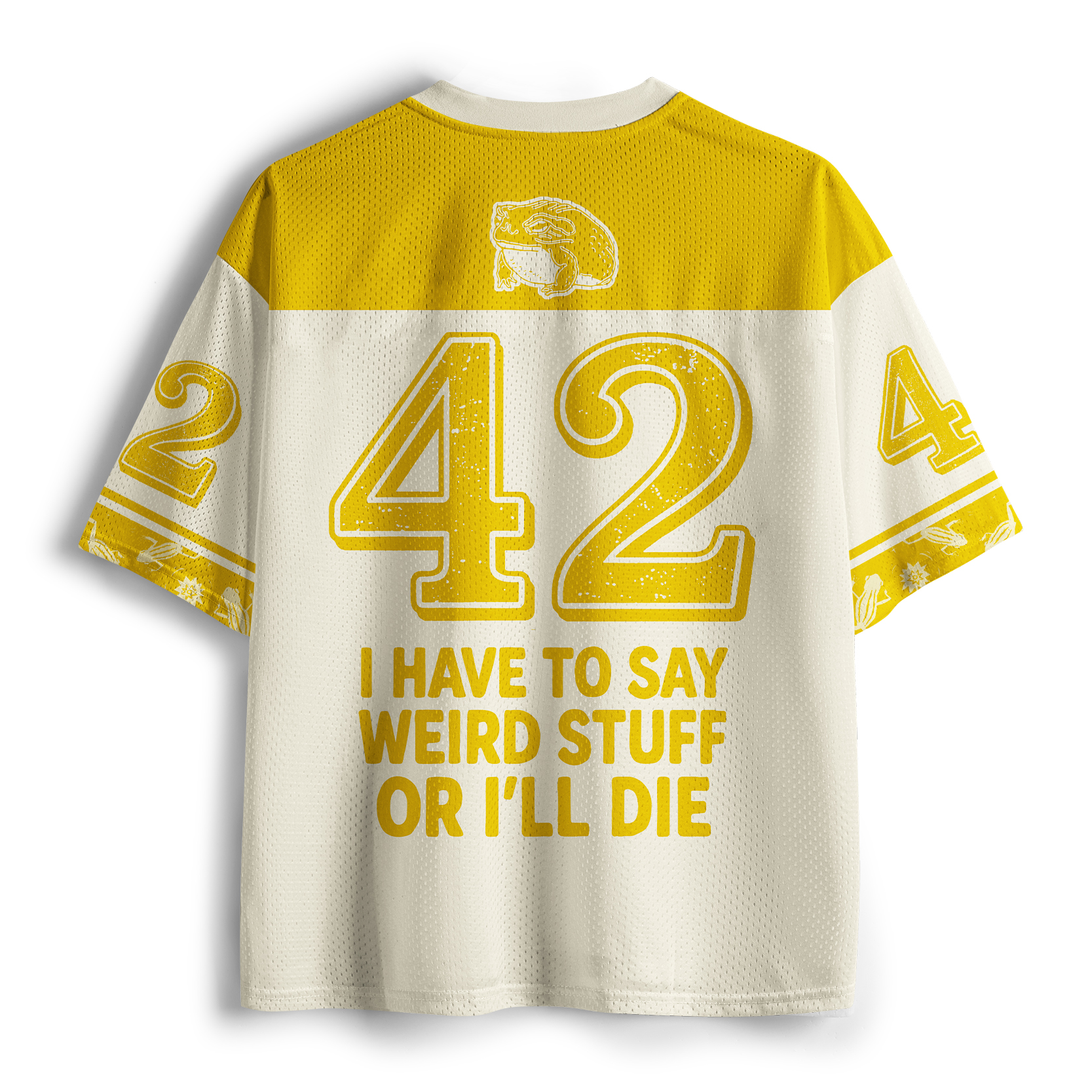 Tokyo-Tiger Weird Frog Funny Meme Hilarious Ribbit Hero Mesh Jersey