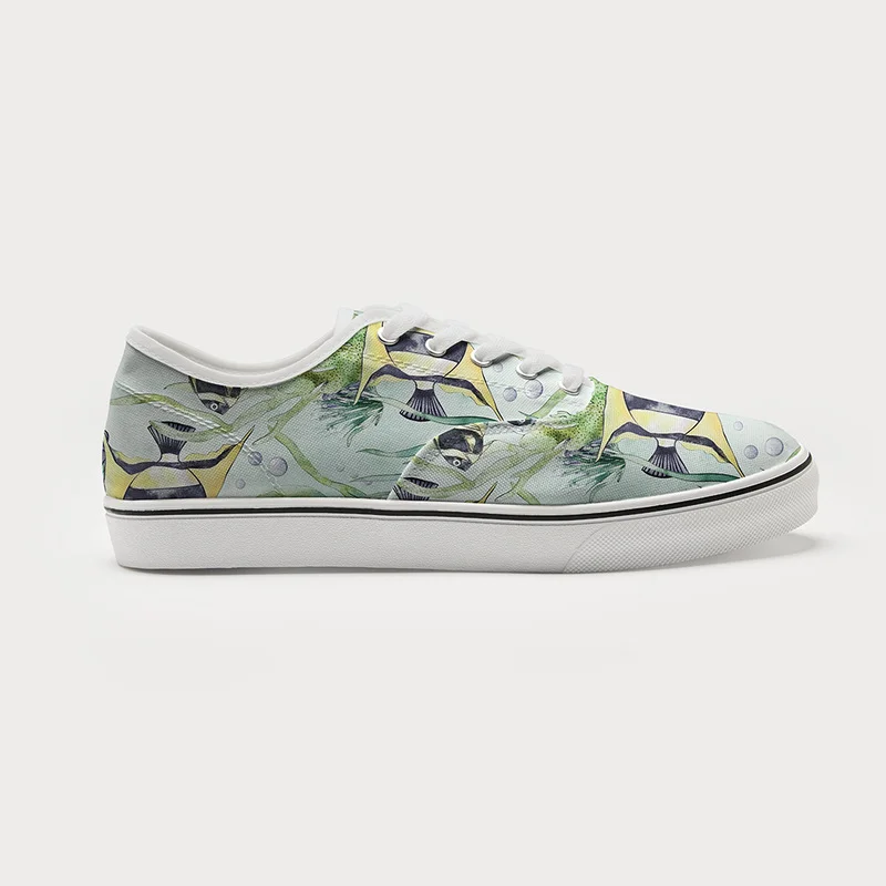 Tokyo-Tiger Tropical Fish Canvas Shoes