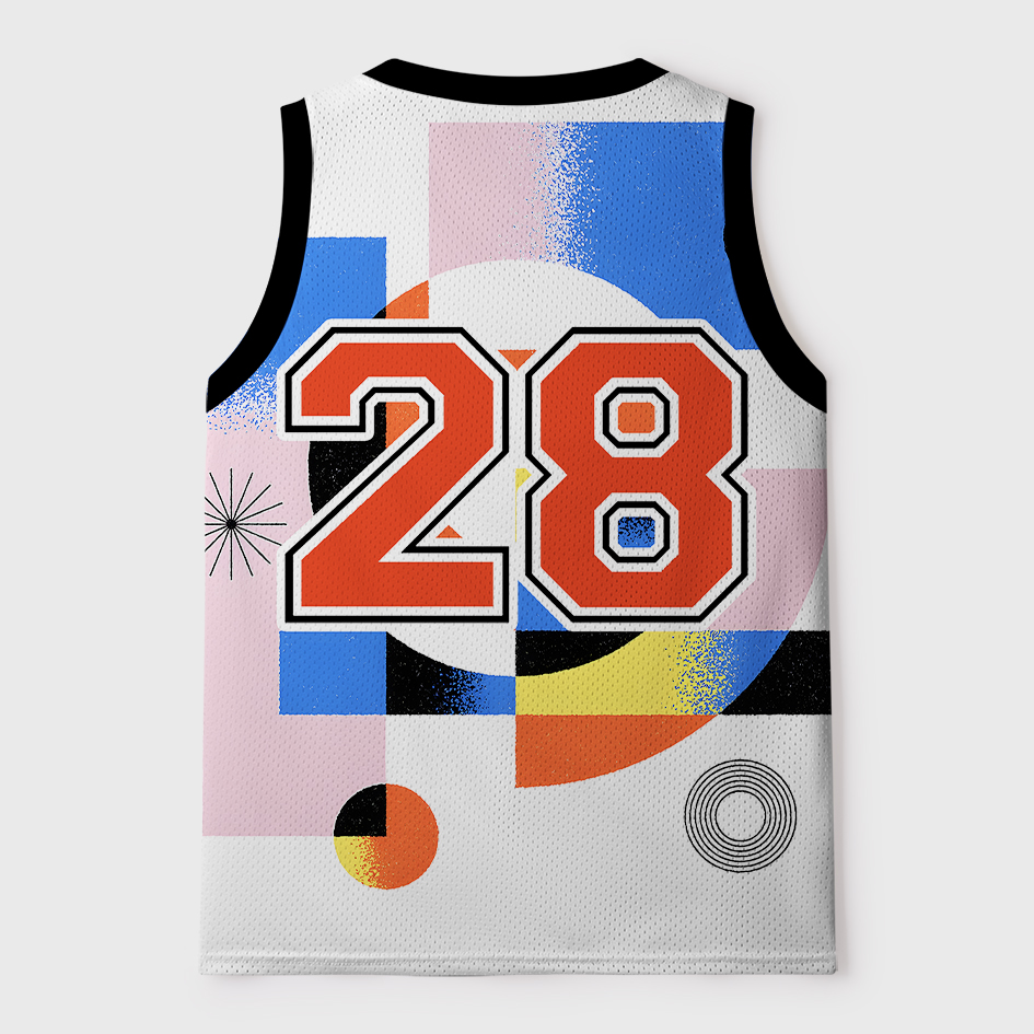 Tokyo-Tiger Abstract Cubism Horse #28 Mesh Tank Top
