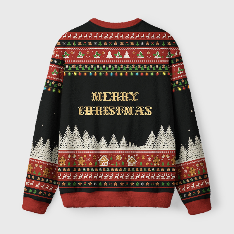 Tokyo-Tiger No Hope But A Cat Fuzzy Christmas Ugly Sweatshirt