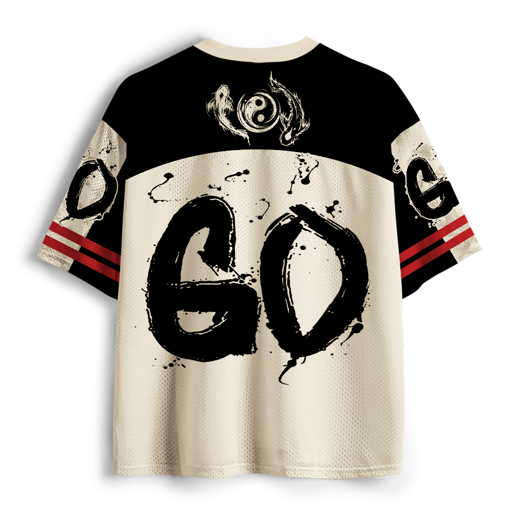Tokyo-Tiger Japanese Ink Art Capybara Samurai Mesh Jersey