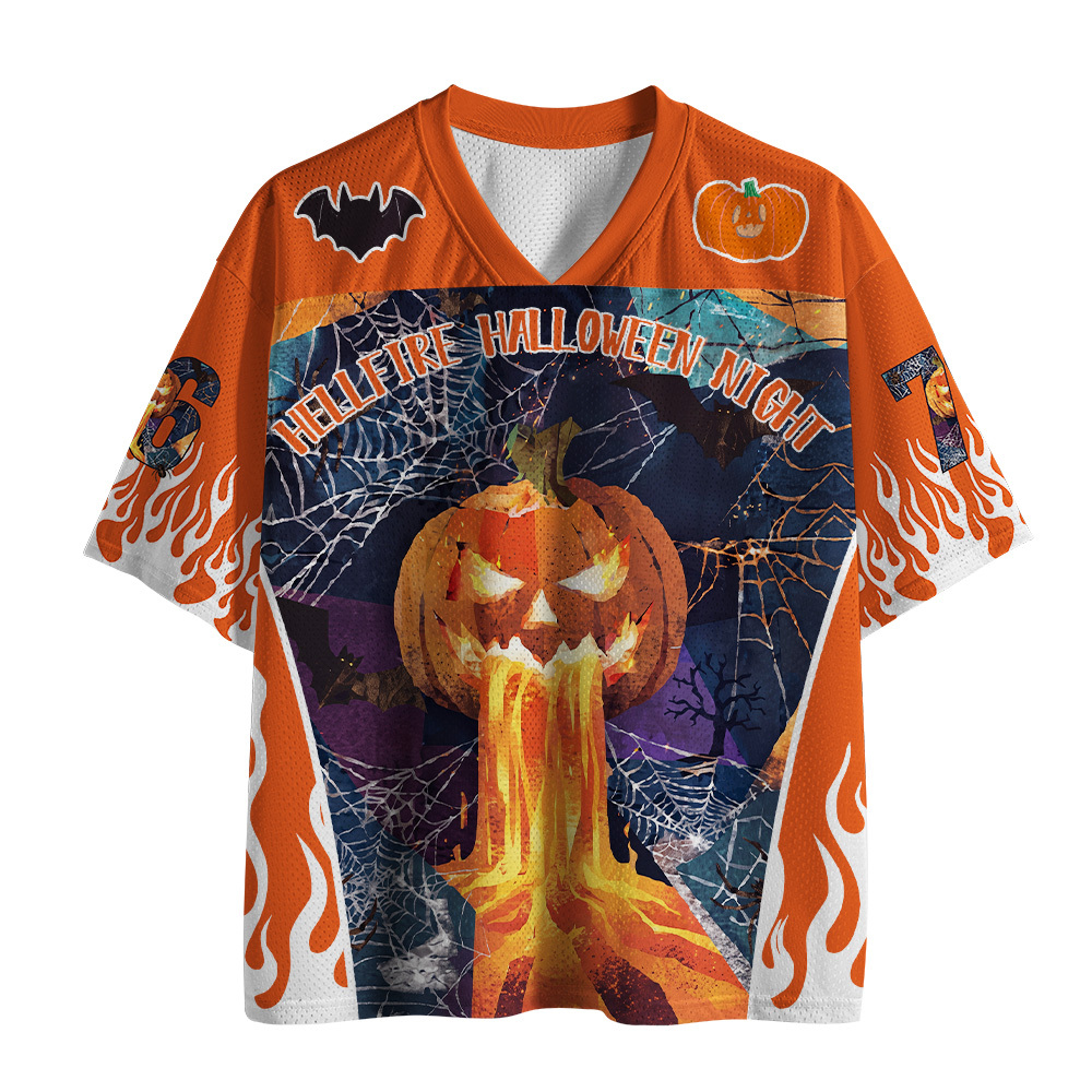 Tokyo-Tiger Hellfire Halloween Night Mesh Jersey