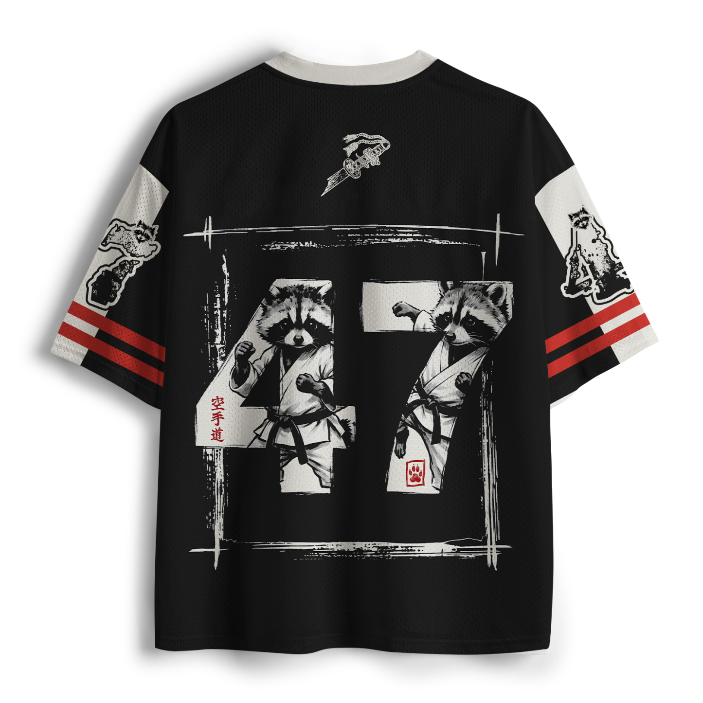 Tokyo-Tiger Karate Raccoon Mesh Jersey