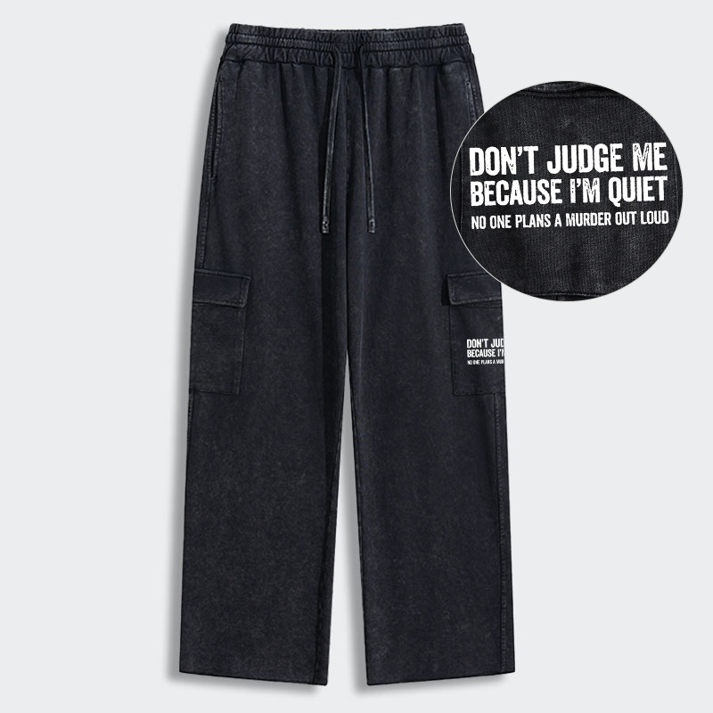 Tokyo-Tiger Sarcastic Funny Quote Washed Utility Sweatpants