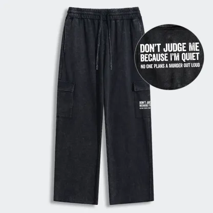 Tokyo-Tiger Sarcastic Funny Quote Washed Utility Sweatpants