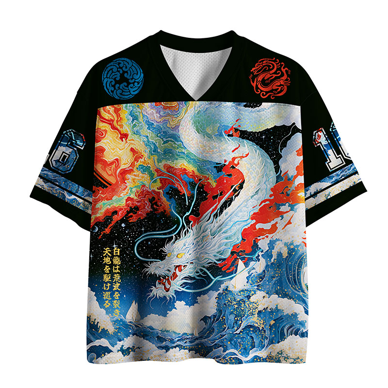 Tokyo-Tiger Celestial Sea Dragon Mesh Jersey