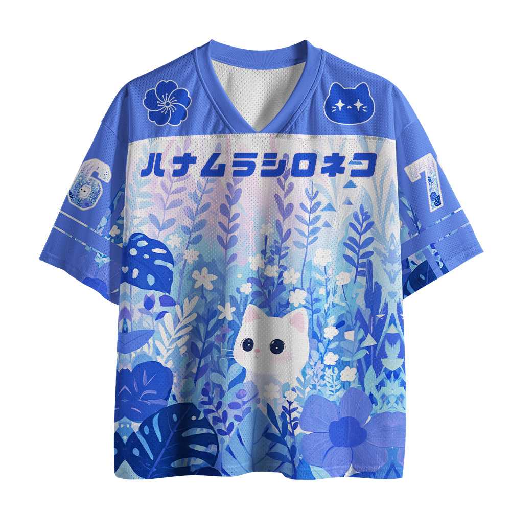Tokyo-Tiger Dreamy Garden Cat Mesh Jersey