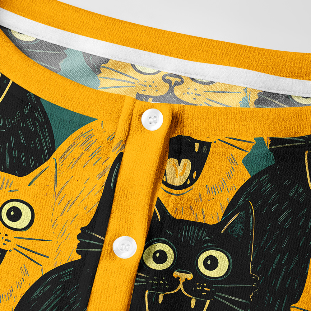 Tokyo-Tiger Yellow Cat And Black Cat Women's Lightweight Cardigan