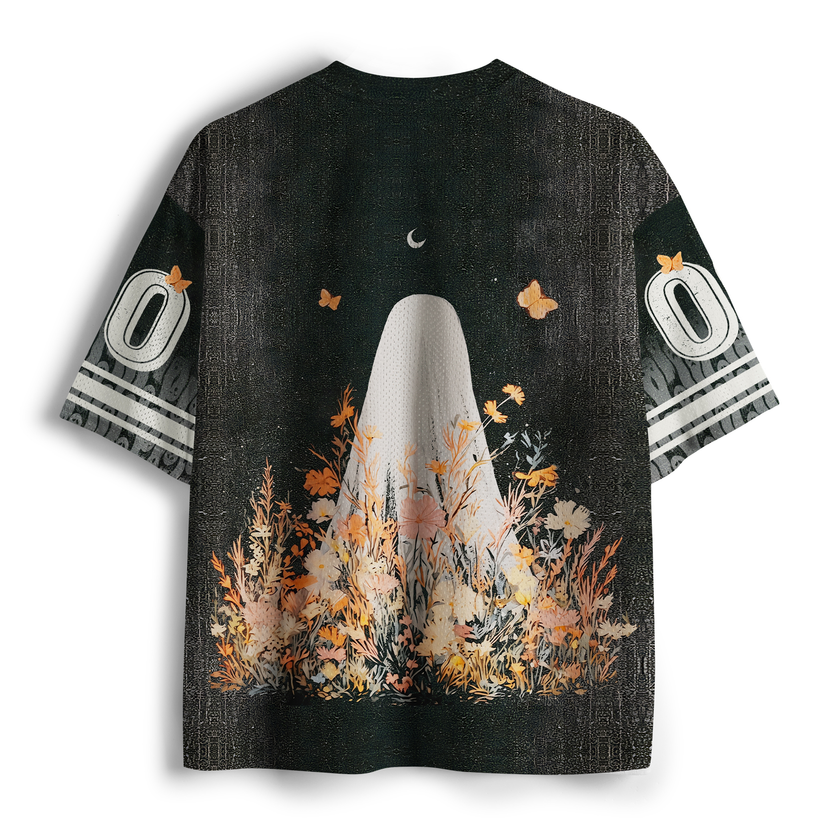 Tokyo-Tiger Midnight Garden Ghost Mesh Jersey