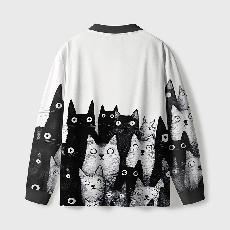 Tokyo-Tiger The Judgmental Stare Of Cats Eco-Friendly Long Sleeve T-Shirt
