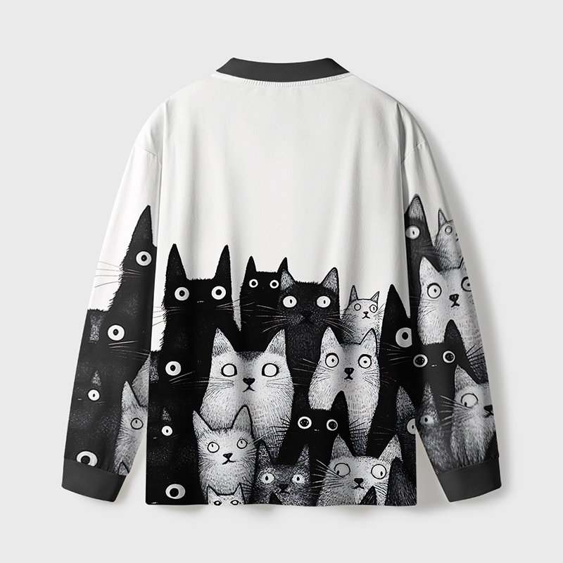 Tokyo-Tiger The Judgmental Stare Of Cats Eco-Friendly Long Sleeve T-Shirt