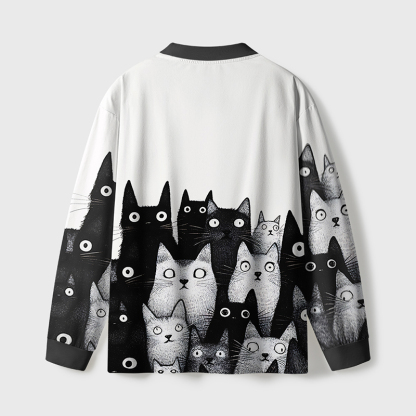 Tokyo-Tiger The Judgmental Stare Of Cats Eco-Friendly Long Sleeve T-Shirt