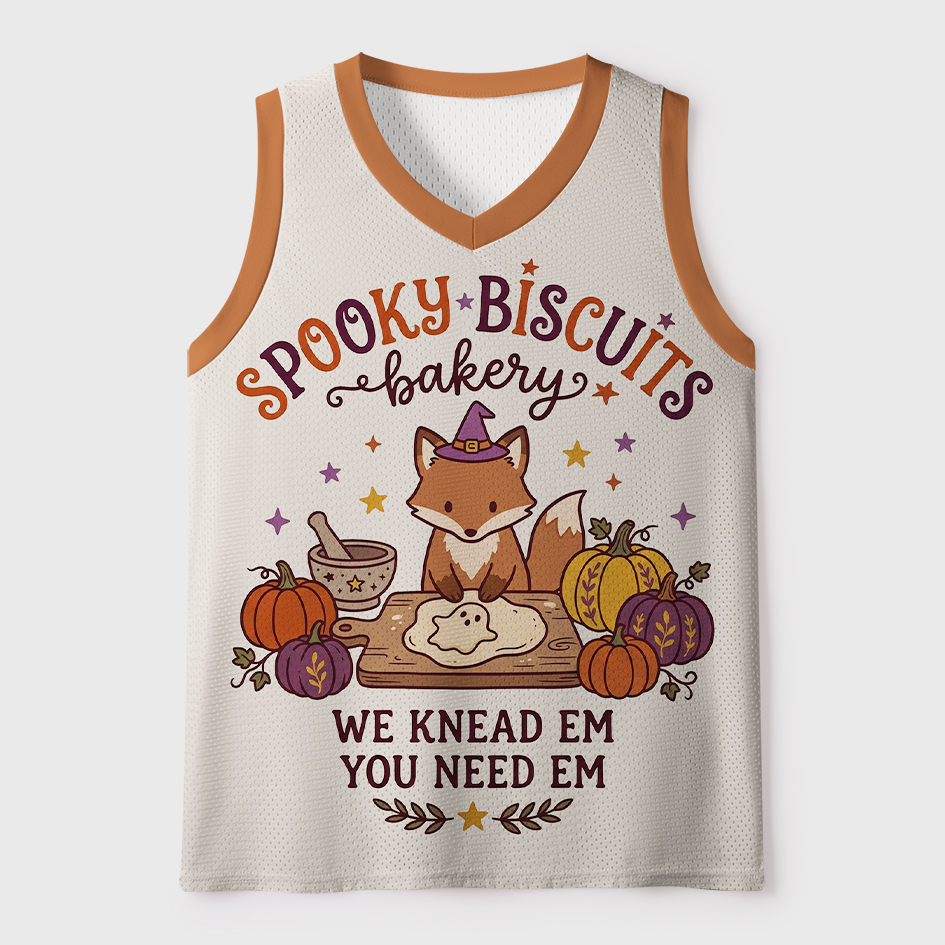 Tokyo-Tiger Halloween Witch Fox Pumpkin Baking Cartoon #99 Mesh Tank Top