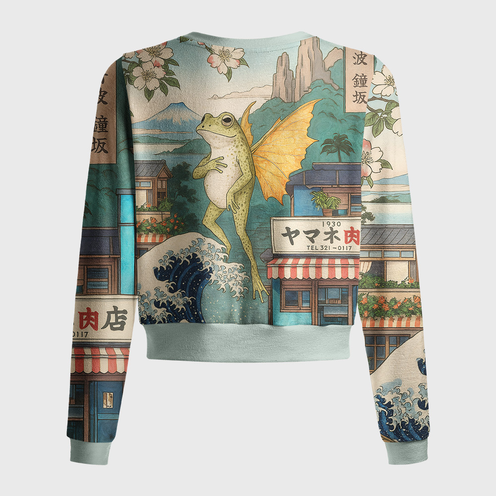 Tokyo-Tiger Frog With Wings Women's Lightweight Cardigan