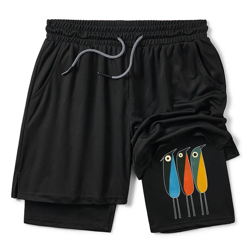 Tokyo-Tiger Bold Shape Birds Training Shorts Sale