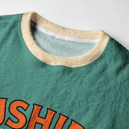 Tokyo-Tiger Bushido Tiger Fuzzy Christmas Ugly Sweatshirt