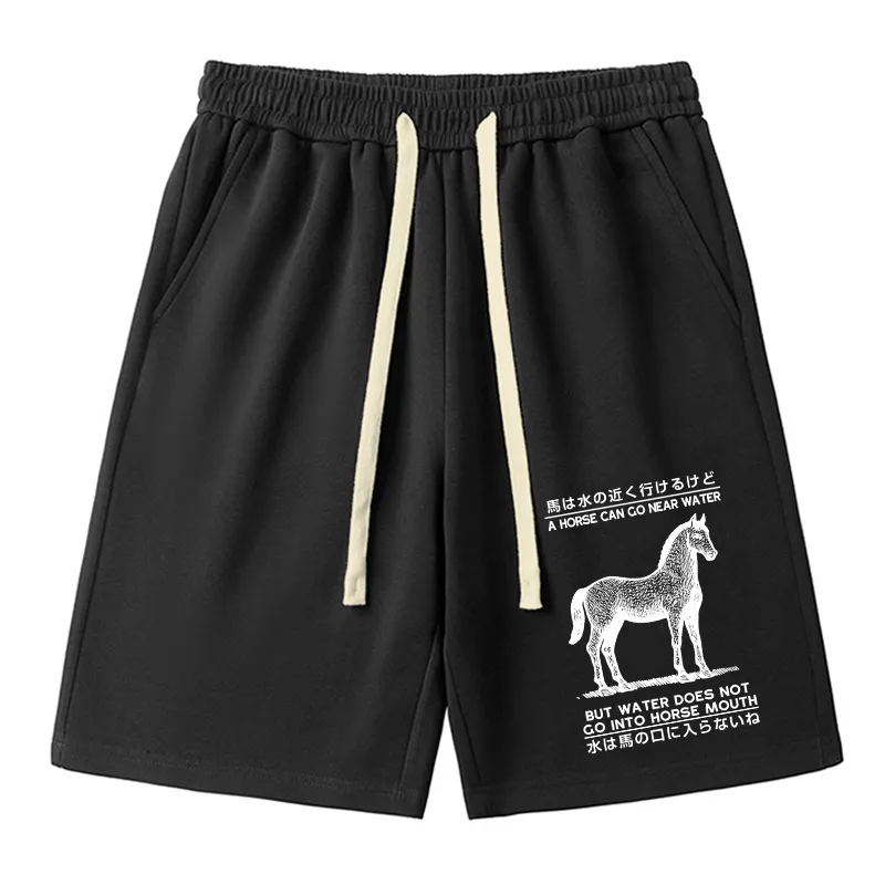 Tokyo-Tiger Funny Horse And Water Saying Unisex Shorts Sale