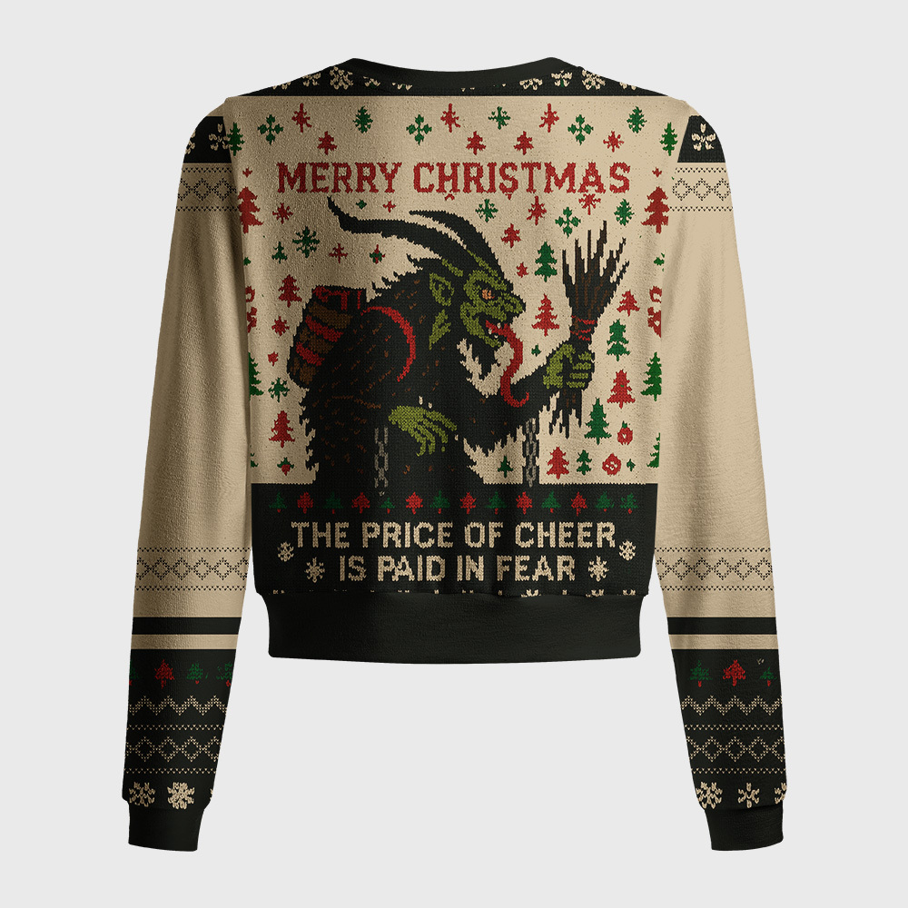 Tokyo-Tiger Krampus：The Price Of Cheer Is Paid In Fear Women's Lightweight Cardigan