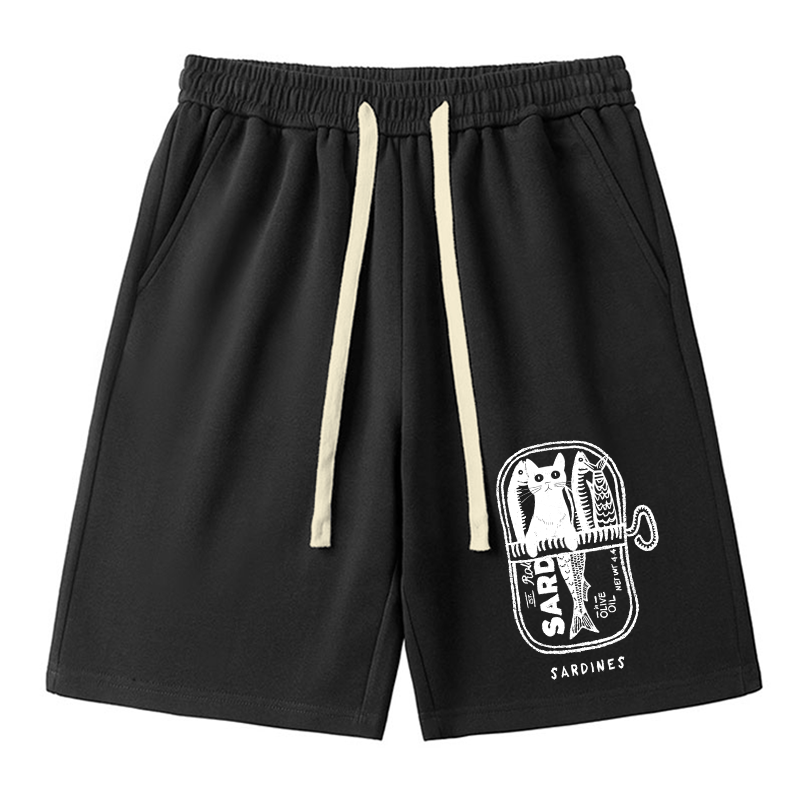 Tokyo-Tiger Cat Hiding In A Sardine Can Unisex Shorts