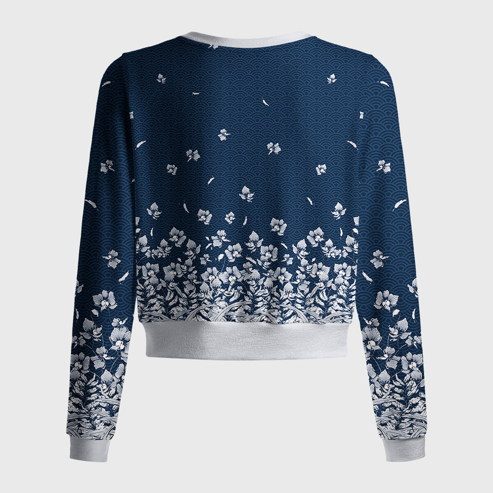 Tokyo-Tiger Falling Petals Women's Lightweight Cardigan