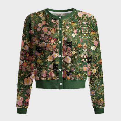 Tokyo-Tiger Secret Garden Women's Lightweight Cardigan