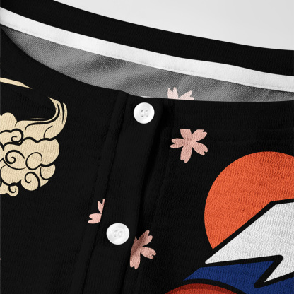 Tokyo-Tiger Traditional Japanese Elements Women's Lightweight Cardigan