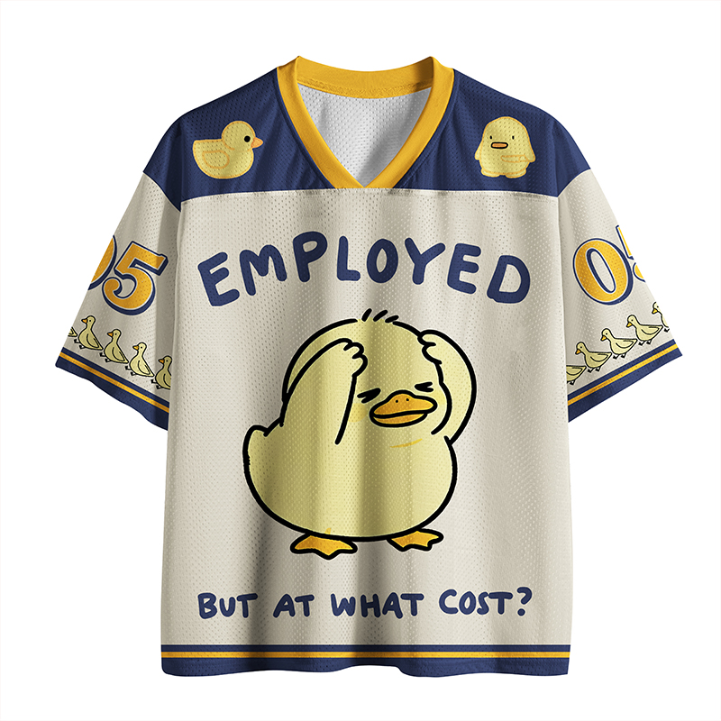 Tokyo-Tiger Funny Work Duck Mesh Jersey