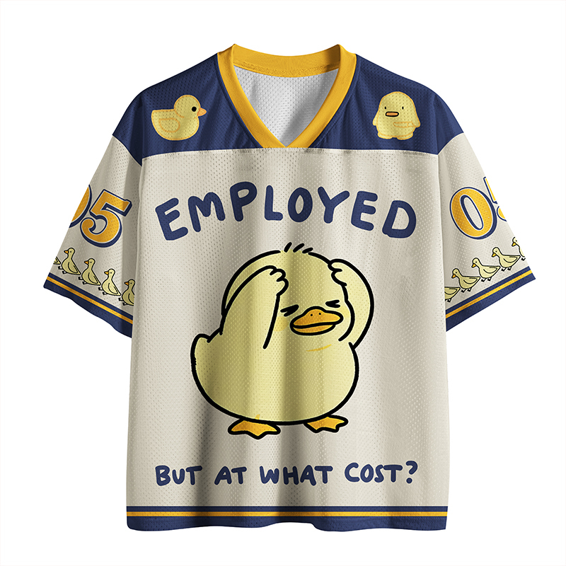 Tokyo-Tiger Funny Work Duck Mesh Jersey