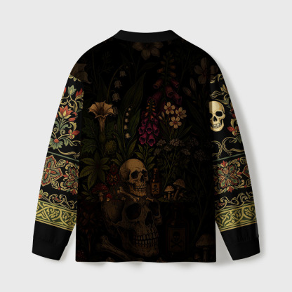Tokyo-Tiger Beautiful Poison Floral Eco-Friendly Long Sleeve T-Shirt