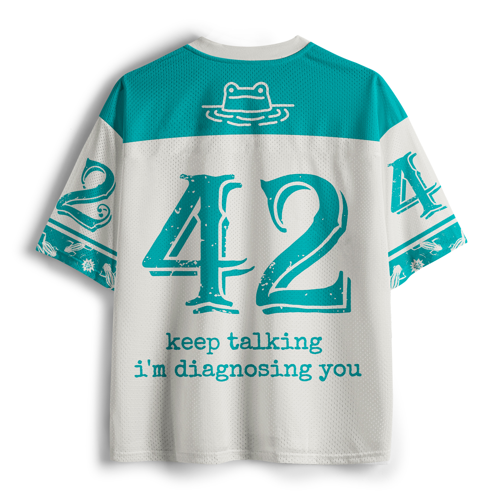 Tokyo-Tiger Diagnosing Frog Meme Mesh Jersey