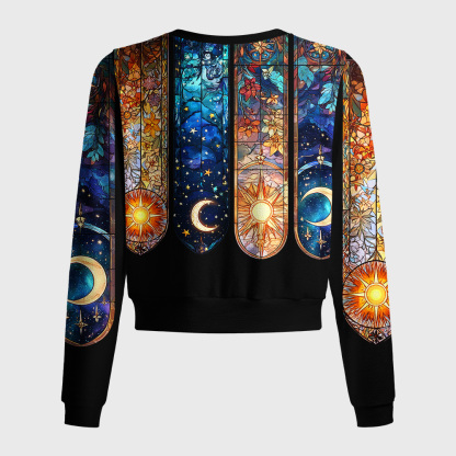 Tokyo-Tiger Sanctum of Sun, Moon, and Stars Women's Lightweight Cardigan