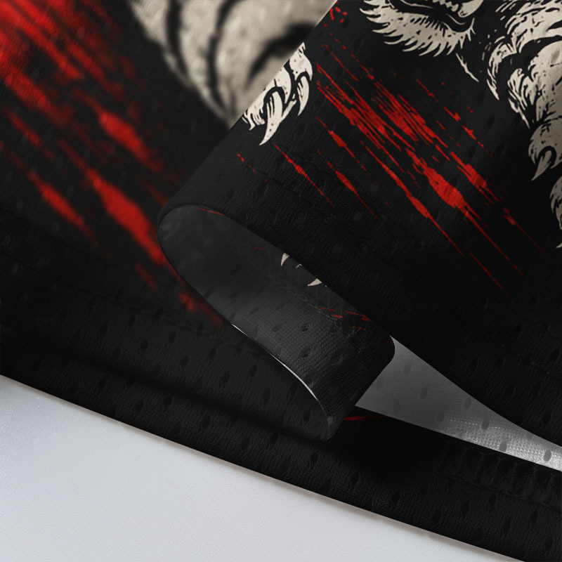 Tokyo-Tiger Fierce White Tiger Mesh Jersey
