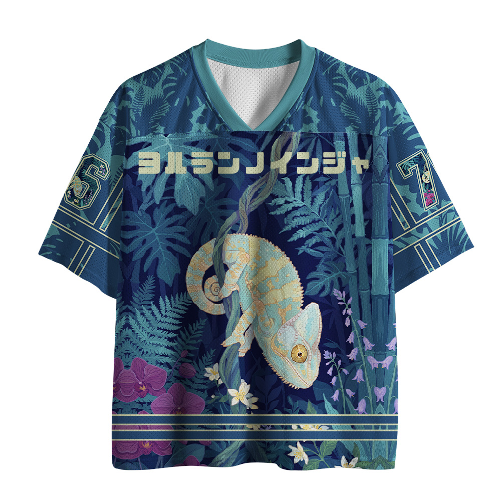 Tokyo-Tiger Jungle Chameleon Mesh Jersey