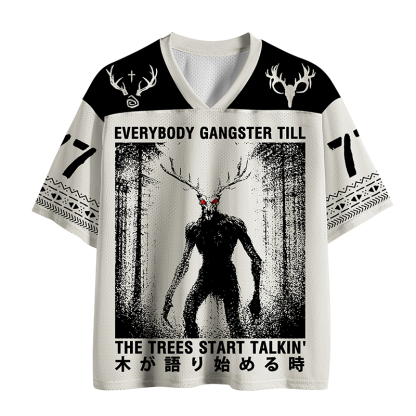 Tokyo-Tiger Dark Woods Meme Mesh Jersey