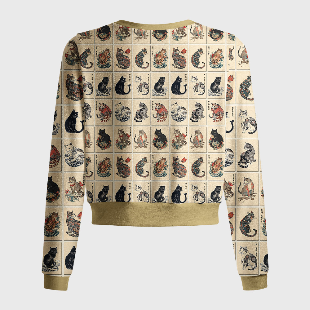 Tokyo-Tiger The Bold And The Inked Cats Women's Lightweight Cardigan