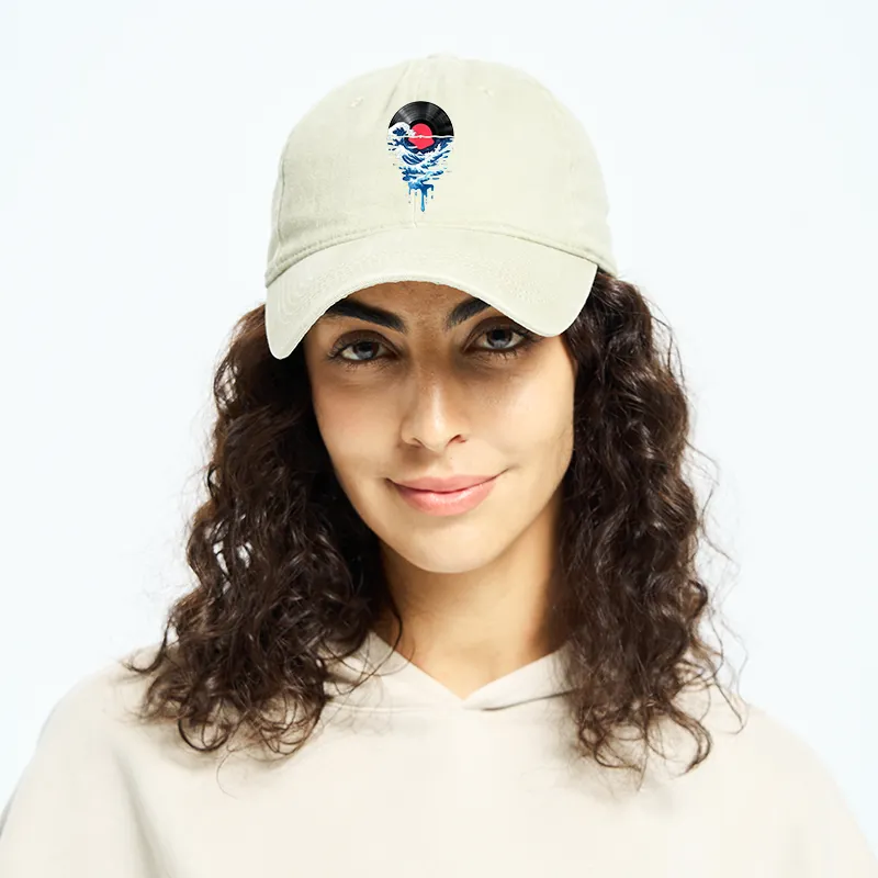 Tokyo-Tiger Vinyl Records And Waves Washed Cap