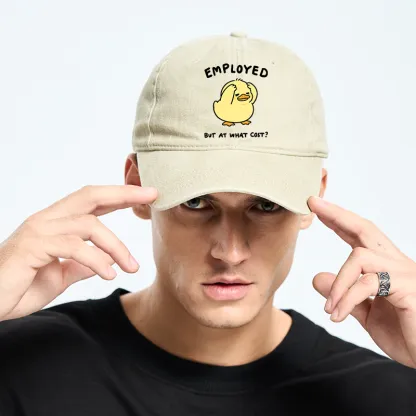 Tokyo-Tiger Funny Work Duck Washed Cap