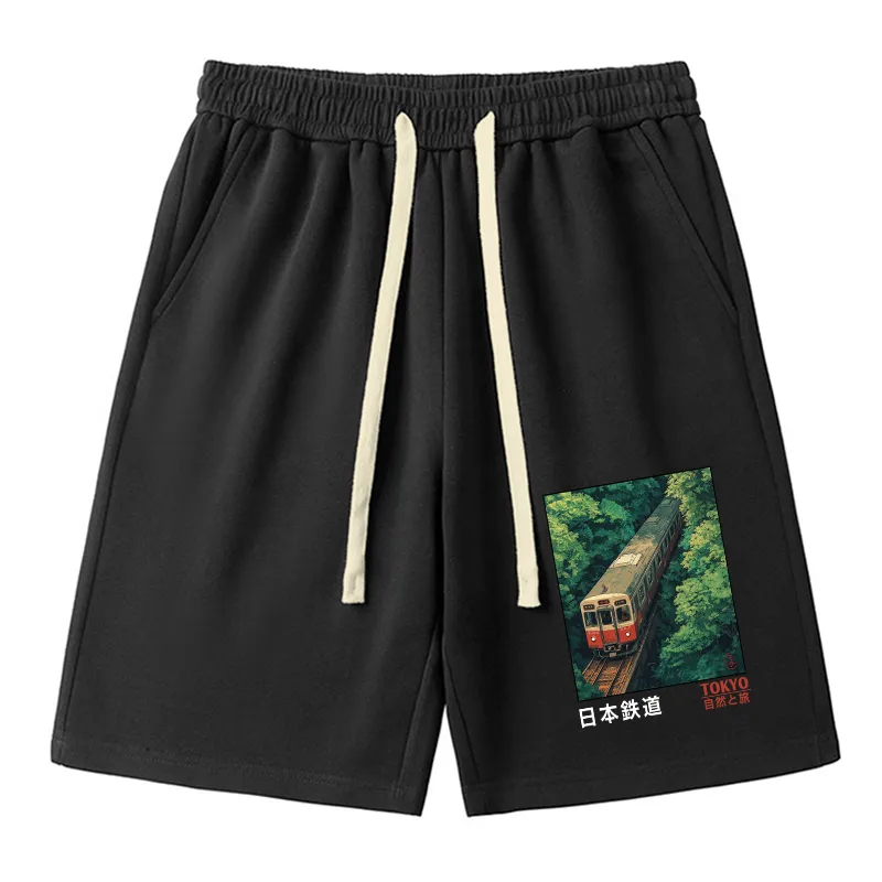 Tokyo-Tiger Japan Trains In The Natural Journey Unisex Shorts Sale