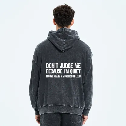 Tokyo-Tiger Sarcastic Funny Quote Washed Zip Hoodie