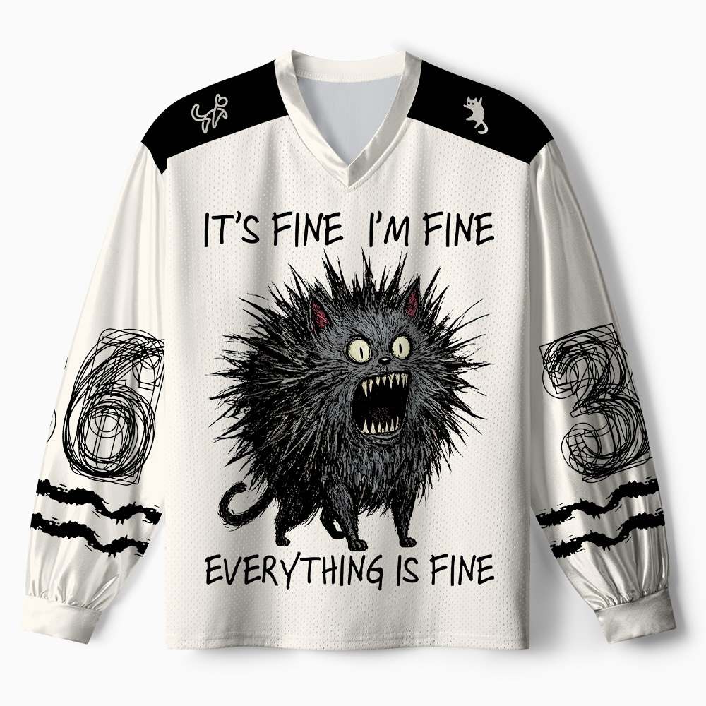 Tokyo-Tiger Retro Raccoon Samurai Paneled Long Sleeve Jersey Sale