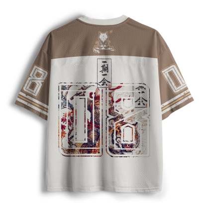 Tokyo-Tiger Samurai Cat Riding The Tiger Mesh Jersey