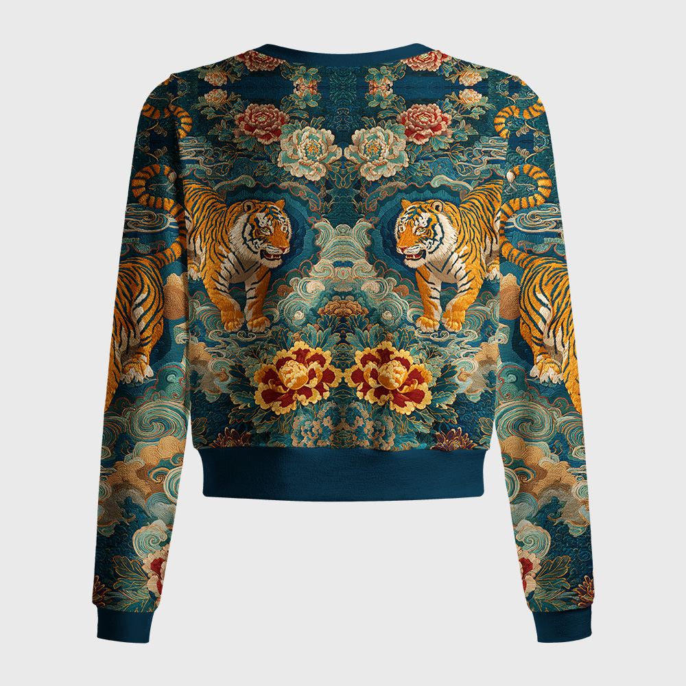 Tokyo-Tiger Imperial Tiger Tapestry Special Version Women's Lightweight Cardigan