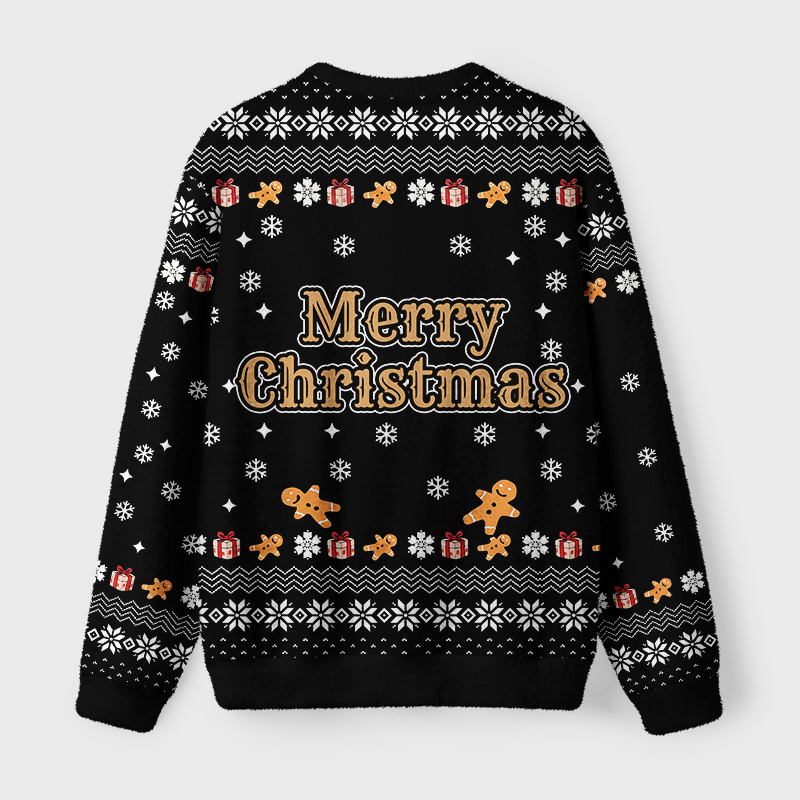 Tokyo-Tiger Be You Capybara Fuzzy Christmas Ugly Sweatshirt