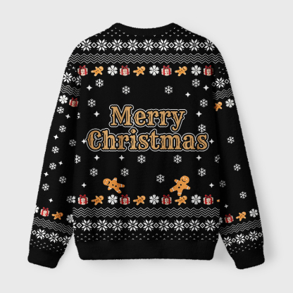 Tokyo-Tiger Be You Capybara Fuzzy Christmas Ugly Sweatshirt