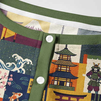 Tokyo-Tiger Japanese Ukiyo‑e Patchwork Women's Lightweight Cardigan