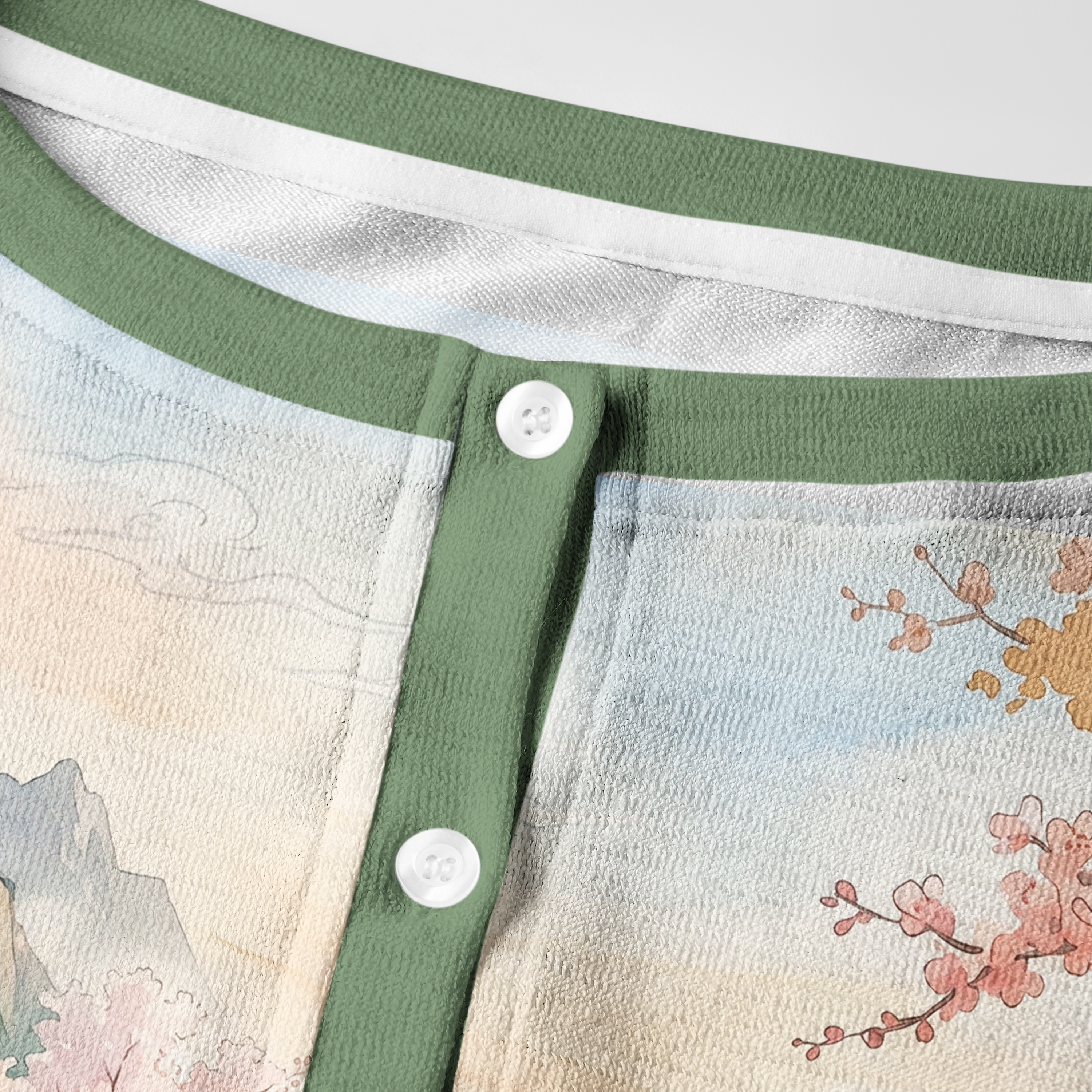 Tokyo-Tiger Zen Relax Cat Graphic Women's Lightweight Cardigan