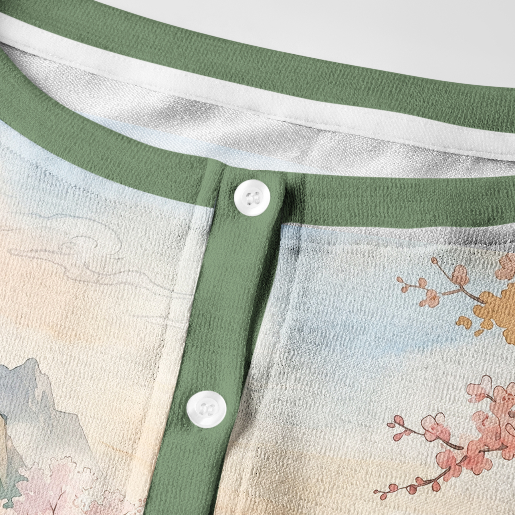 Tokyo-Tiger Zen Relax Cat Graphic Women's Lightweight Cardigan