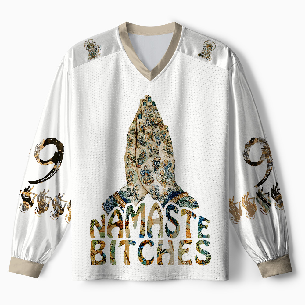 Tokyo-Tiger Retro Raccoon Samurai Paneled Long Sleeve Jersey Sale