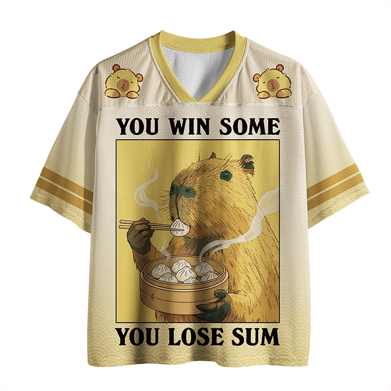 Tokyo-Tiger Meme Capybara Snack Mesh Jersey